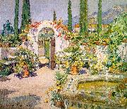 Colin Campbell Cooper A Santa Barbara Courtyard oil painting picture wholesale